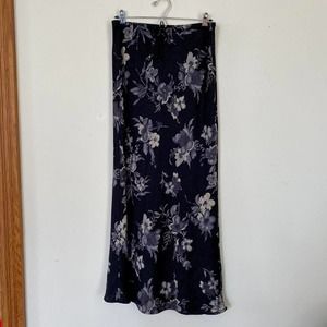 Vintage floral maxi skirt